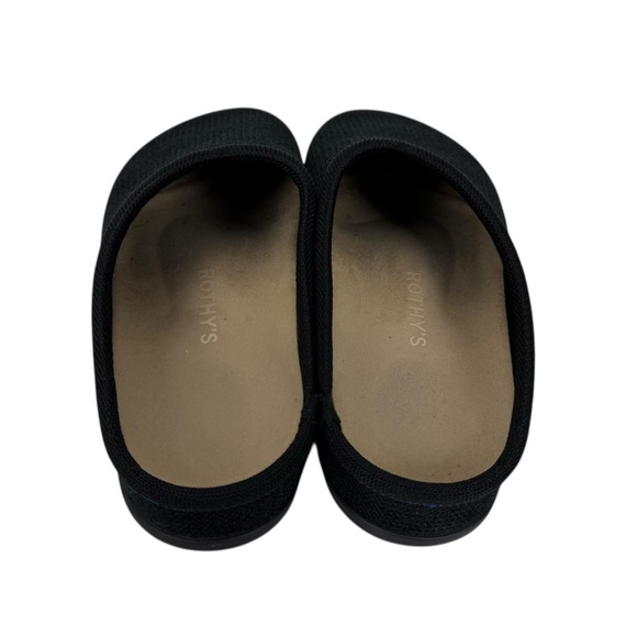 Rothys The Casual Clog Black Comfort Slippers Size Womens US 8 Slip On Soft - Picture 7 of 10